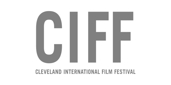 Grey Cleveland International Film Festival logo on clear background