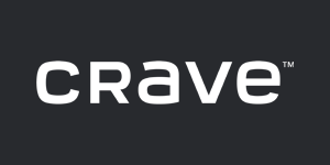 White CRAVE logo on black background
